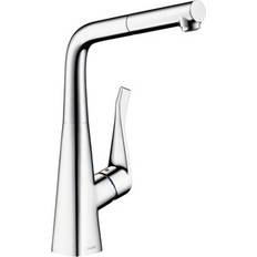 Hansgrohe Stainless Steel Kitchen Taps Hansgrohe Metris 14821800 Chrome