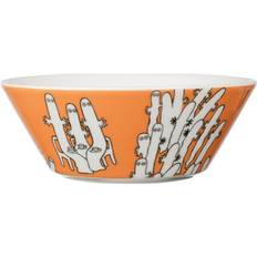 Orange Dessert Bowls Arabia Mumin Hattifnattarna Dessert Bowl 15cm