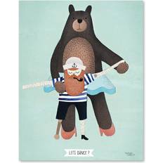 Michelle Carlslund Plakat Let's Dance 30x40cm