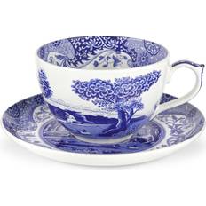 Porslin - Säker för mikrovågsugn Kökstillbehör Spode Blue Italian Jumbo Kopp 56cl