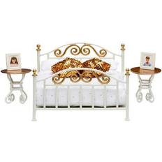 Lundby Jouets Lundby Lundby&trade Smaland Bedroom Set with Brass Bed