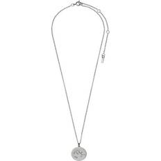 Pilgrim Sagittarius Necklace - Silver/Transparent