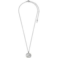 Pilgrim Scorpio Necklace - Silver/Transparent
