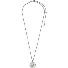 Pilgrim Virgo Necklace - Silver/Transparent