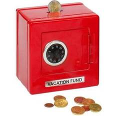 Red Piggy Banks Kid's Room Legler Metal Safe