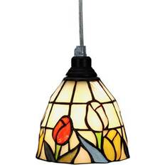 Nostalgia Tulipana Tiffany Fönsterlampa ∅ 12cm