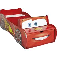 Røde Barnesenger Hello Home Lightning McQueen Toddler Bed 77x170cm