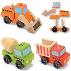 Melissa & Doug Toy Cars Melissa & Doug Stacking Construction Vehicles