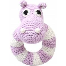 NatureZoo Skallror NatureZoo Lady Hippo Ring Rattle