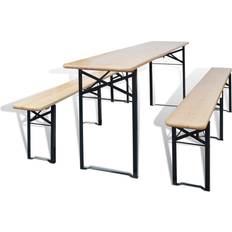 vidaXL 42207 Havemøbelsæt, 1 borde inkl. 2 sofaer