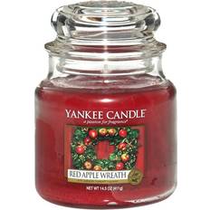 Yankee Candle Red Apple Wreath Medium Bougie Parfumée 411g