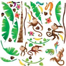 Interior Decorating RoomMates Monkey Business Wall Decals