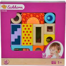 1 Bauspielzeuge Eichhorn Color Sound Building Blocks