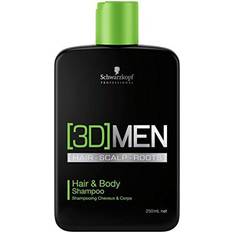 Schwarzkopf 3d Schwarzkopf 3D Men Care Hair & Body Shampoo 250ml