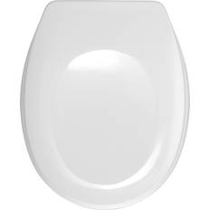 Beige Abattants de toilette Wenko Abattant WC Bergamo Beige 35 x 44.4 cm