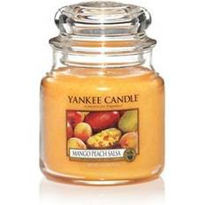 Doftljus peach Yankee Candle Mango Peach Salsa Medium Doftljus 411g