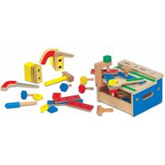 Melissa & Doug Bauspielzeuge Melissa & Doug Hammer & Saw Tool Bench