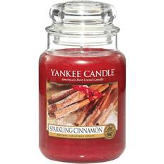 Red Candlesticks, Candles & Home Fragrances Yankee Candle Sparkling Cinnamon Large Scented Candle 623g