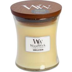 Glass Scented Candles Woodwick Vanilla Bean Medium Scented Candle 274.9g