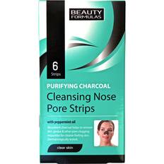 Huokosnauha Kasvonaamiot ale Beauty Formulas Purifying Charcoal Deep Cleansing Nose Pore Strips 6-pack