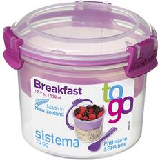 Gummi Köksförvaring Sistema Breakfast To Go Matlåda 0.53L