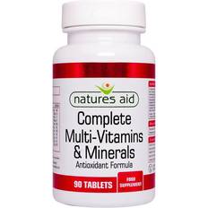 Multivitamins Vitamins & Minerals Natures Aid Complete Multi-Vitamins & Minerals 90 pcs