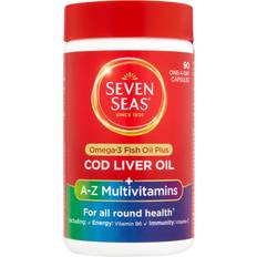 Fatty Acids Seven Seas Cod Liver Oil plus A-Z Multivitamins 90 pcs