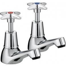 Pillar Mounted Basin Taps Bristan 5412 VAX 1/2 C Chrome