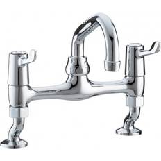 Pillar Mounted Kitchen Taps Bristan Value VAL PSNK C CD Chrome