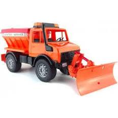 Excavators Bruder MB Unimog Winter Service with Snow Plough 02572