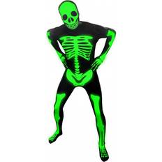 Men - Skeletons Costumes Morphsuit Glow Skeleton Morphsuit