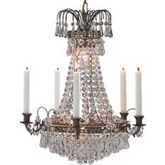 Crystal Chandelier Ceiling Lamps Markslöjd Läckö Pendant Lamp 48cm