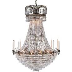 Crystal Chandelier Ceiling Lamps Markslöjd Läckö Pendant Lamp 92cm