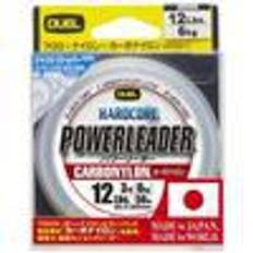 Duel Yo Zuri Powerleader Mezcla de nailon fluorocarbono 50 100 lb 0,81 mm H3335 Blanco