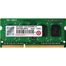 Transcend DDR3L module 4 Go SO DIMM 204 broches 1866 MHz PC3L-14900 CL13 1.35 V mémoire sans tampon non ECC