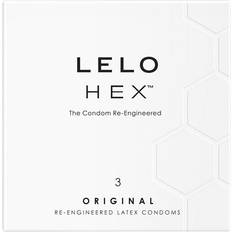 Préservatifs LELO Hex Original Préservatifs 3 pcs Transparent