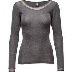Juliana Long Sleeve T-shirt - Grey Melange