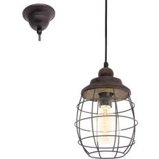 Koppar - Trä Pendellampor Eglo Bampton 49219 Pendellampa