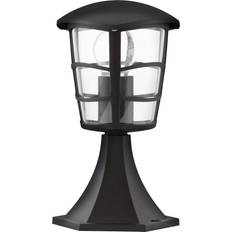 Negro Iluminaciones de Poste Eglo Aloria 93099 Lámpara de puerta 30cm