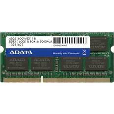 8 GB - SO-DIMM DDR3L Memorie RAM Adata ADDS1600W8G11-S memoria 8 GB 1 x DDR3L 1600 MHz