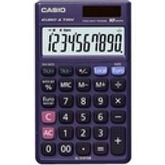 Casio Laskin Laskimet Casio SL-310TER Tasku, Perus, 10 lukua, 1 linjat, Akku/Aurinko, Sininen