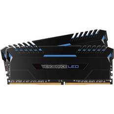 32 GB - CL15 - DDR4 RAM minnen Corsair Vengeance LED Blue DDR4 3000MHz 2x16GB (CMU32GX4M2C3000C15B)