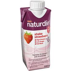 Jordbær Vægtkontrol & Detox Naturdiet Shake Strawberry 330ml 1 stk