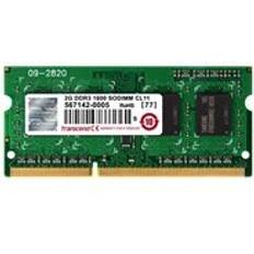 Transcend Mémoire DDR3 2 Go SO DIMM 204 broches Vitesse de 1600 MHz Compatible avec Dell, HP et Lenovo