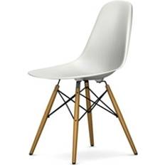 Migliori_valutati sedie da Cucina Vitra Eames Plastic Side Chair DSW Gestell Ahorn 46.5x83x55 cm Sedia da Cucina 81cm