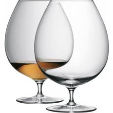 Beige Drink Glasses LSA International Bar Drink Glass 90cl 2pcs