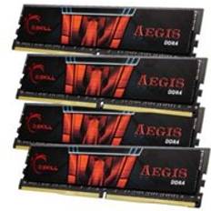 16 GB - 4 - DDR4 RAM G.Skill Aegis DDR4 2400MHz 4x4GB (F4-2400C15Q-16GIS)