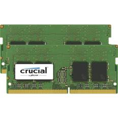 16 GB - 2400 MHz - SO-DIMM DDR4 RAM minnen Crucial SO-DIMM DDR4 2400MHz 2x8GB (CT2K8G4SFS824A)