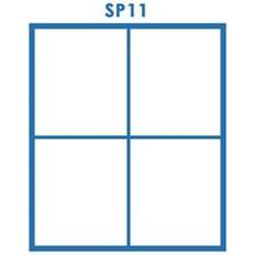 NorDan Tanum Alu-VF6x6 SP11 Aluminium Vridfönster 60x60cm