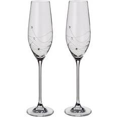 Champagne Glasses Dartington Glitz Champagne Glass 21cl 2pcs